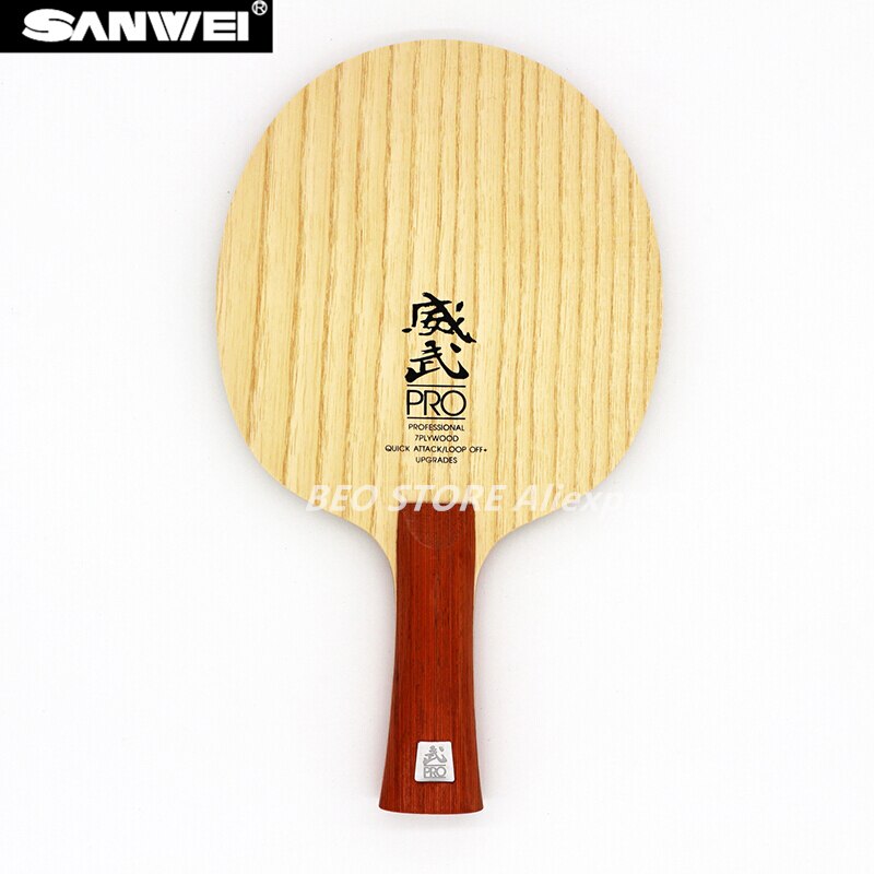 SANWEI V5 PRO tafeltennis blade professionele 7 multiplex quicky aanval + loop OFF + ping pong racket bat paddle tenis de mesa