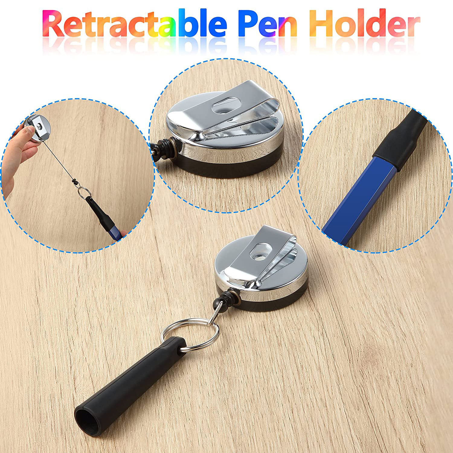 14-delige timmermanspotloodset, platte achthoekige harde zwarte timmerman markeerpotloden met puntenslijper intrekbare pennenhouder