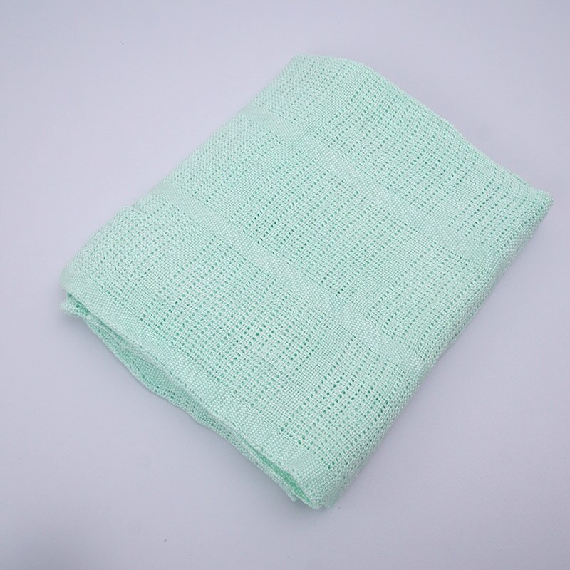 Babydecke aus bambus-baumwolle, weiche, einfarbige babydecke zum pucken und empfangen von neugeborenen (200*170cm stück): Grün