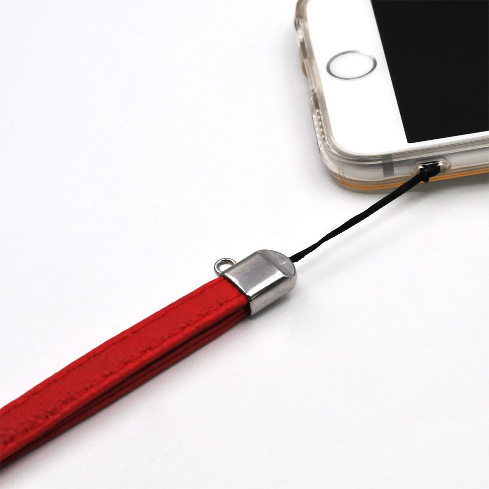 PU leather wrist hand cell phone mobile chain straps keychain Charm Cords DIY Hang Rope Lanyard For Keys Phone Decoration Straps