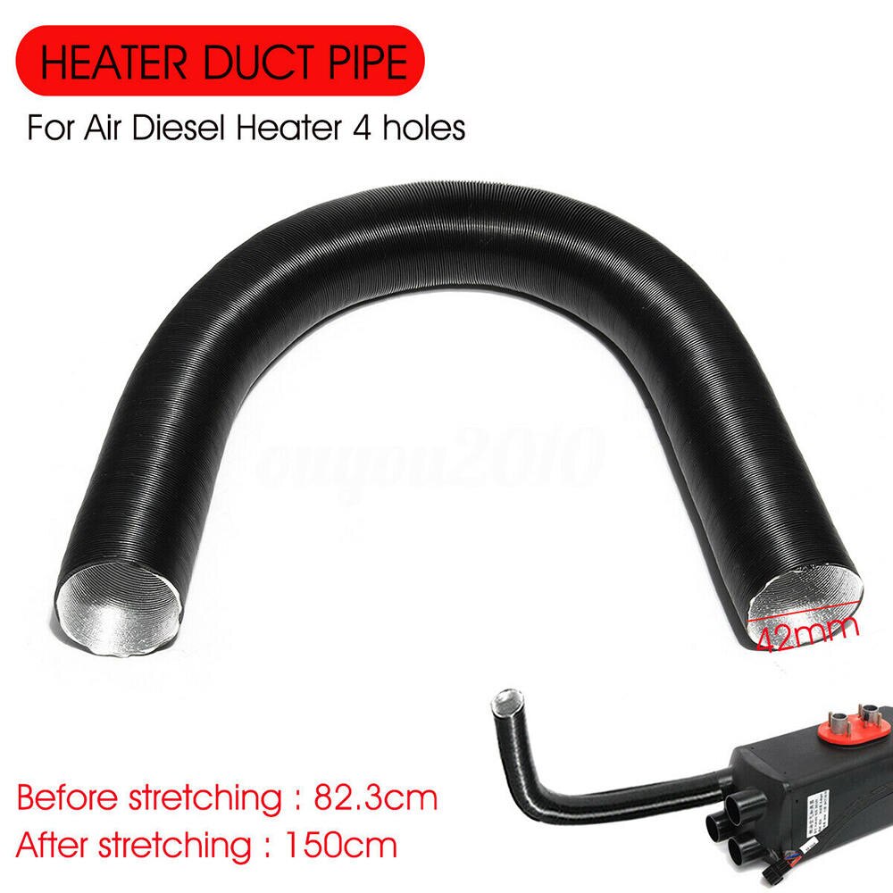 42mm Diesel Heater Duct Pipe Air Paking Conditioner Ducting Aluminum Foil