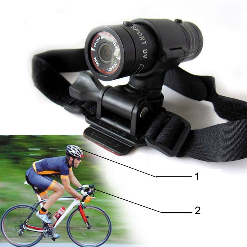 Minicámara deportiva para casco de conducción