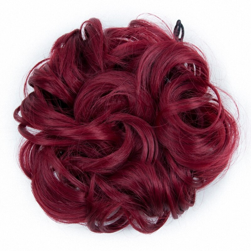 Synthetic Bun Wavy Hair Drawstring Chignon Messy Extensions HairPiece Scrunchie High Temperture Fiber: Color 39