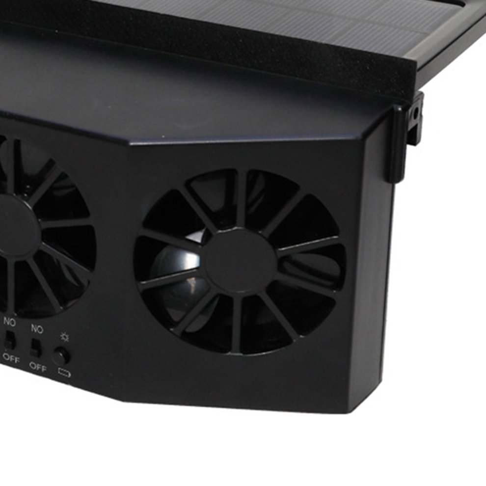 Materiale bil ventilation blæser desuperheater sol bil udstødnings ventilator radiator bærbar holdbar multi-position justering