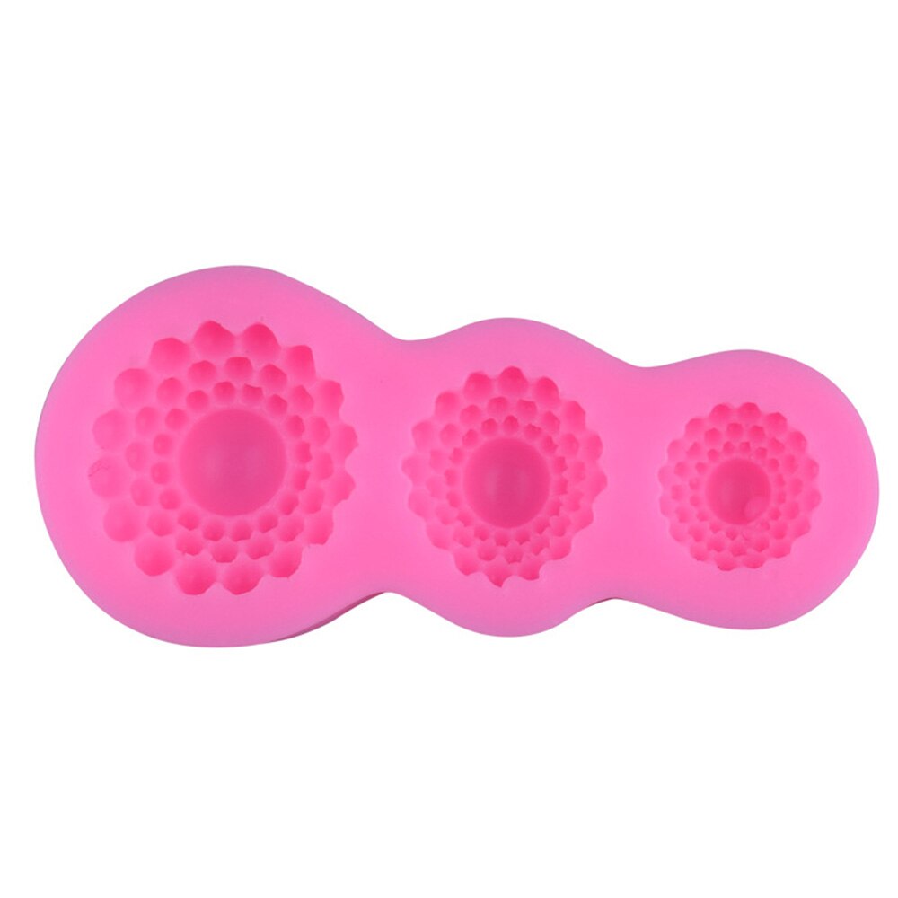 Gem Diamond Jewelry Cakevorm Crystal Silicone Mold 3D Siliconen Cakevorm Voor Cake Decorating Non-stick Fondant Mold: pink