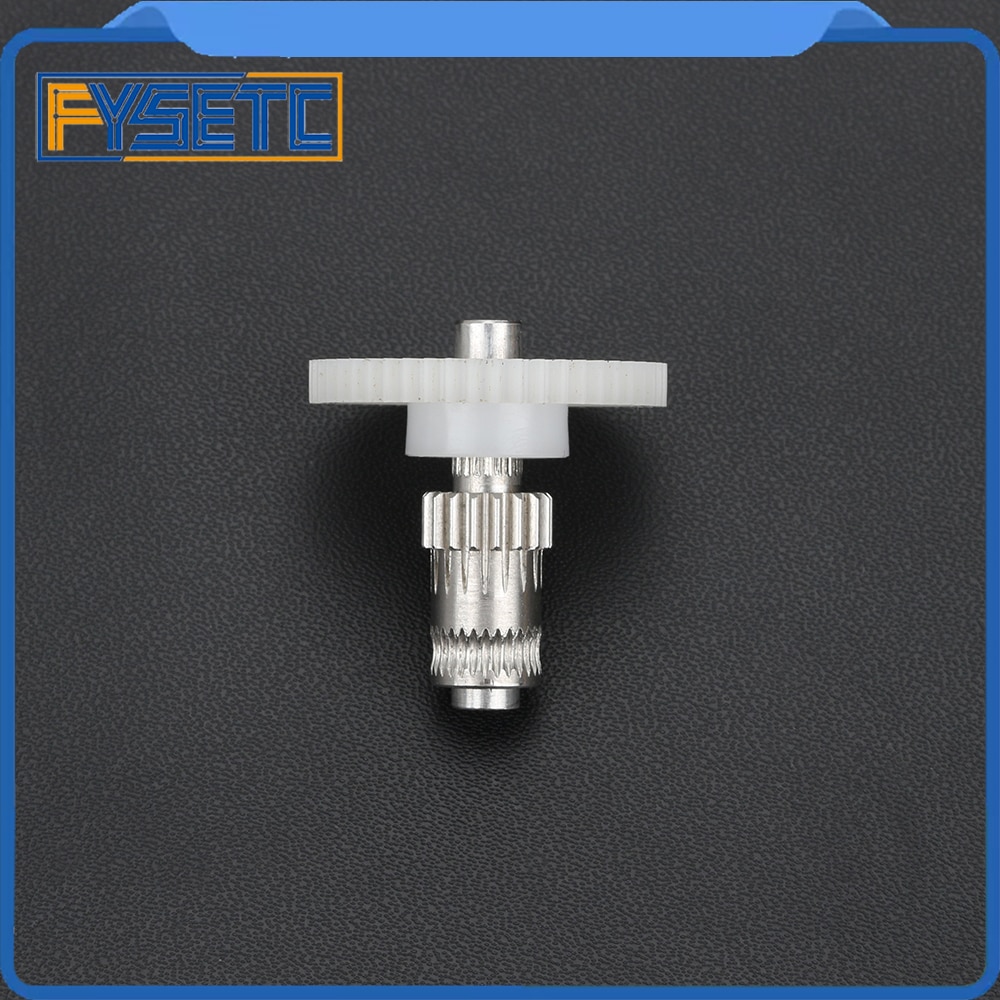Extrusora de eje extrusor BMG, engranaje de montaje, extrusora única y doble directa con polea de acero Prusa i3 para engranaje impulsor primario 1,75/5,0