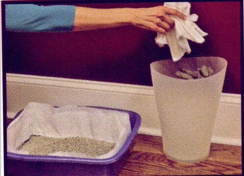 Caja de arena higiénica reutilizable para gatos, revestimientos de bandeja para gatos, con revestimiento elástico para manos libres, tamizado de heces, 10 unids/lote