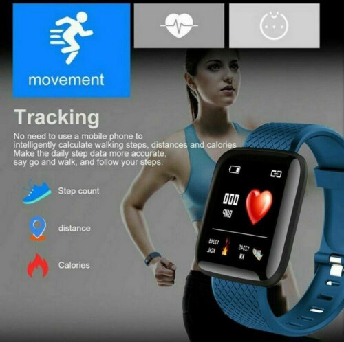 Sundhedsarmbånd 5 in 1 fitness tracker aktivitet smart band skridttæller sport sundhed armbånd cardio tonometer blodtryk