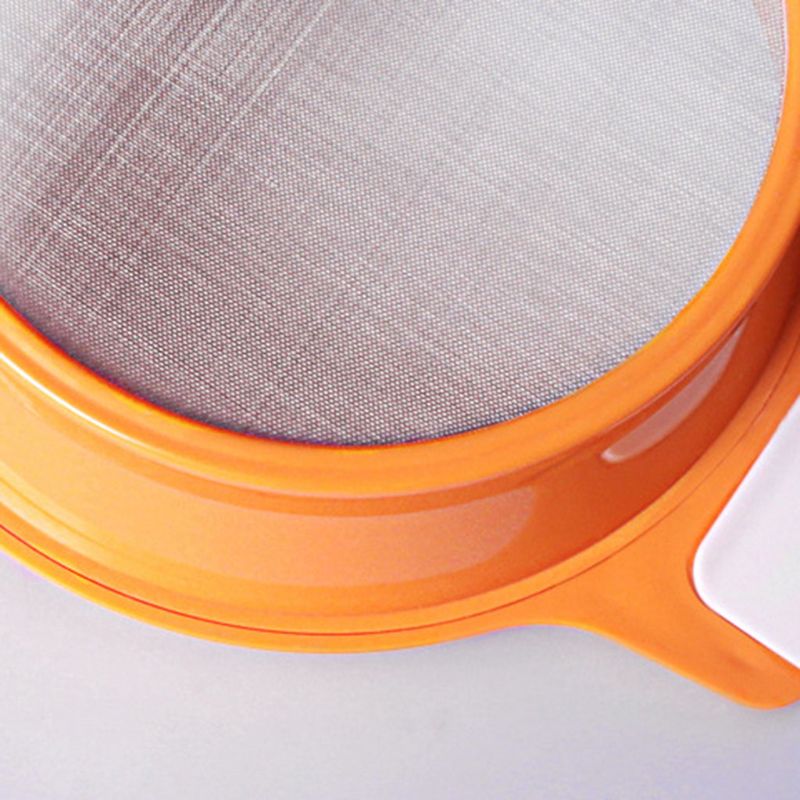 Colador de harina de malla fina para cocina, colador de aceite de acero inoxidable , herramientas para hornear