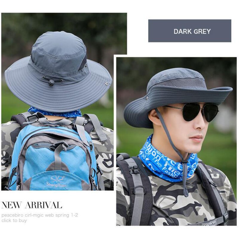 Huakunda Boonie Hut Camouflage - Breite Krempe, Faltbar Mit UPF 50+ Sonnenschutz