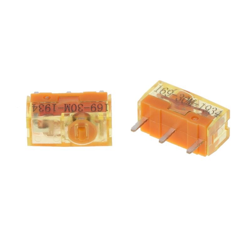 2Pc TTC anti-poussière or souris Micro interrupteur Micro bouton or contacteur 30 millions Q1JC