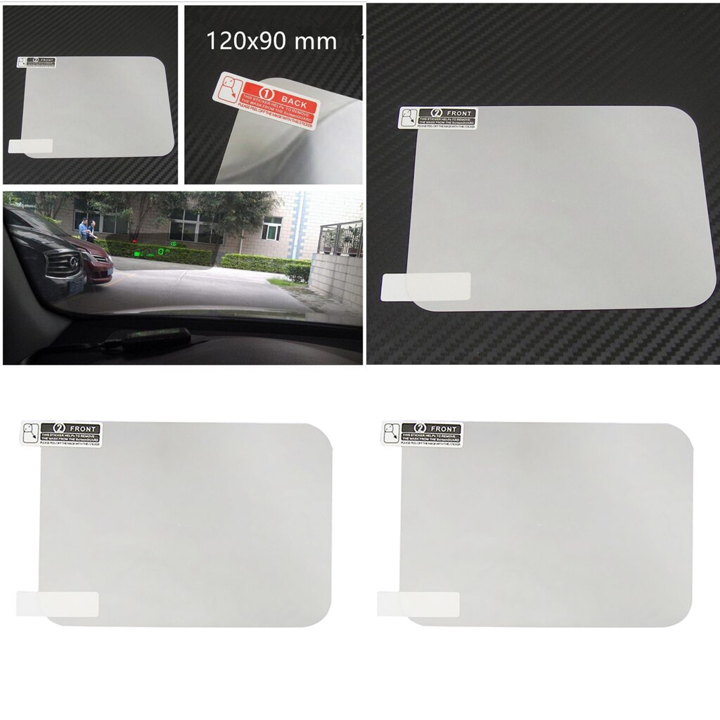 2 X Head Up Display HUD Reflective Windshield 4.7x3.5'' Fit All Car