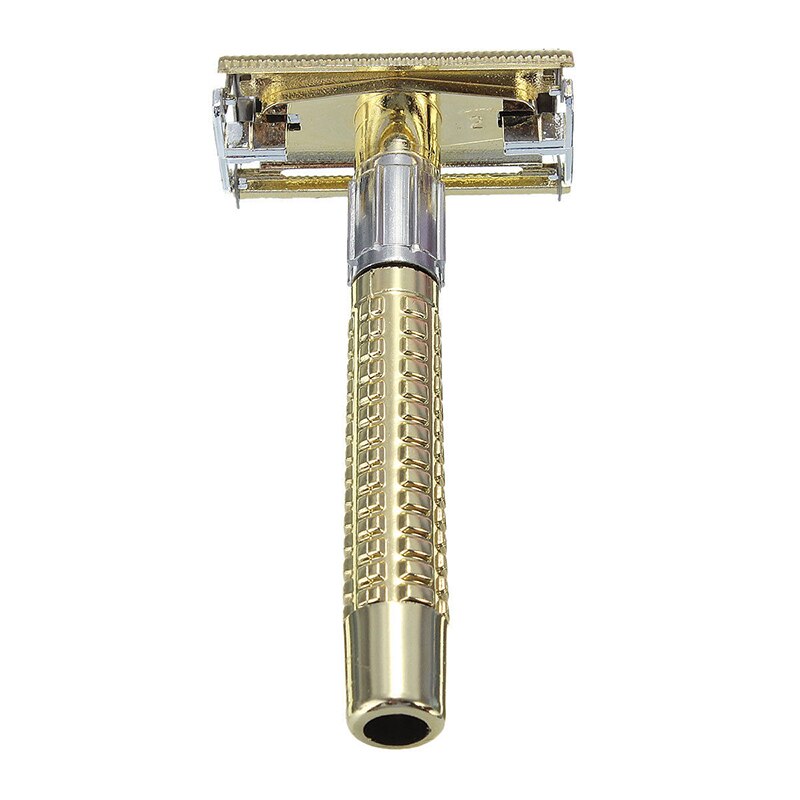 mannen Veiligheid Handheld Handleiding Scheerapparaat + Double Edge Safety Razor Blade Doos Mannen Kapper Razor Sharp Tool Blades scheren Machine