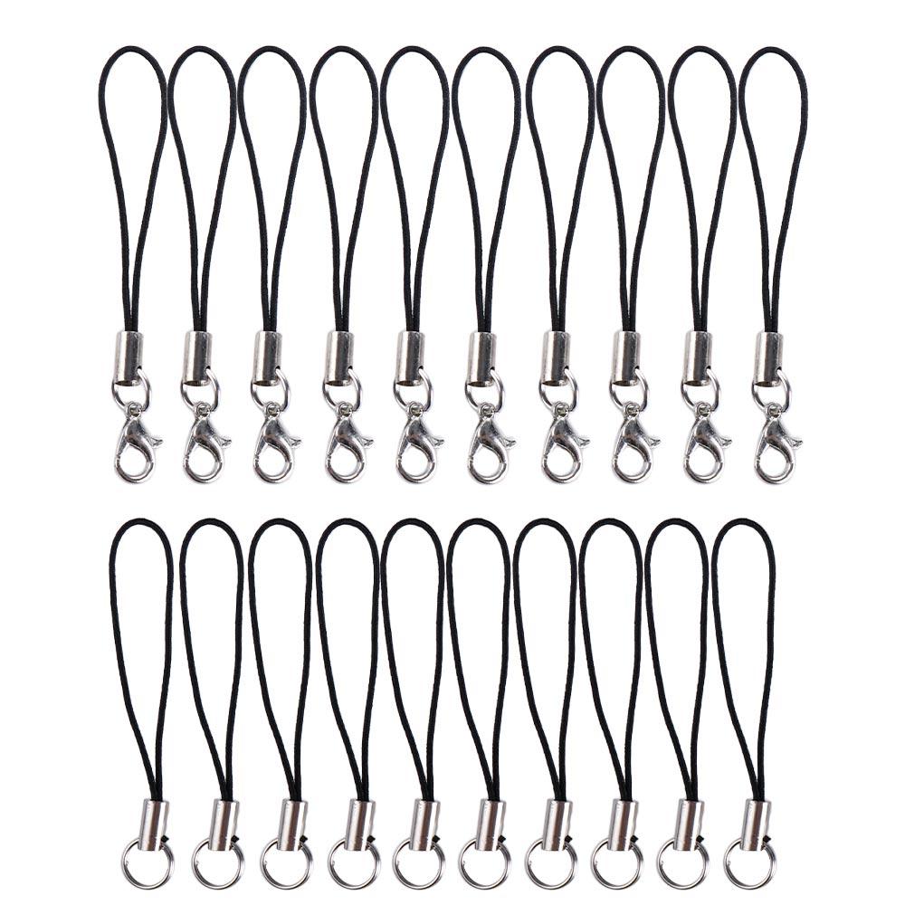 Phone Hanger Clips Bag Key Ring Keychains Hooks Phone Lanyard Lobster Clasp Rope Lanyard Lariat Cords Phone Lanyard String