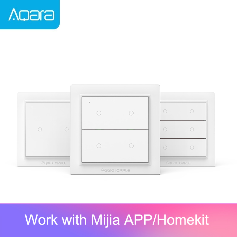 Aqara Opple Zigbee Smart Switch Lichtschakelaar Smart App Controle Draadloze Wandschakelaar Werken Met Mijia App Apple Homekit