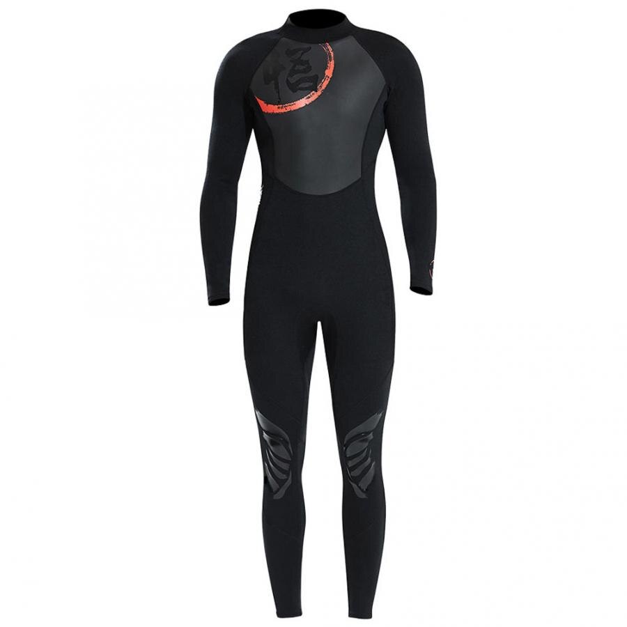 Duiken Pak 1.5 Mm Ademend Duiken Wetsuit Een Stuk Lange Mouw Unisex Surfen Zwemmen Zeilen Kleding Duikuitrusting: Black M