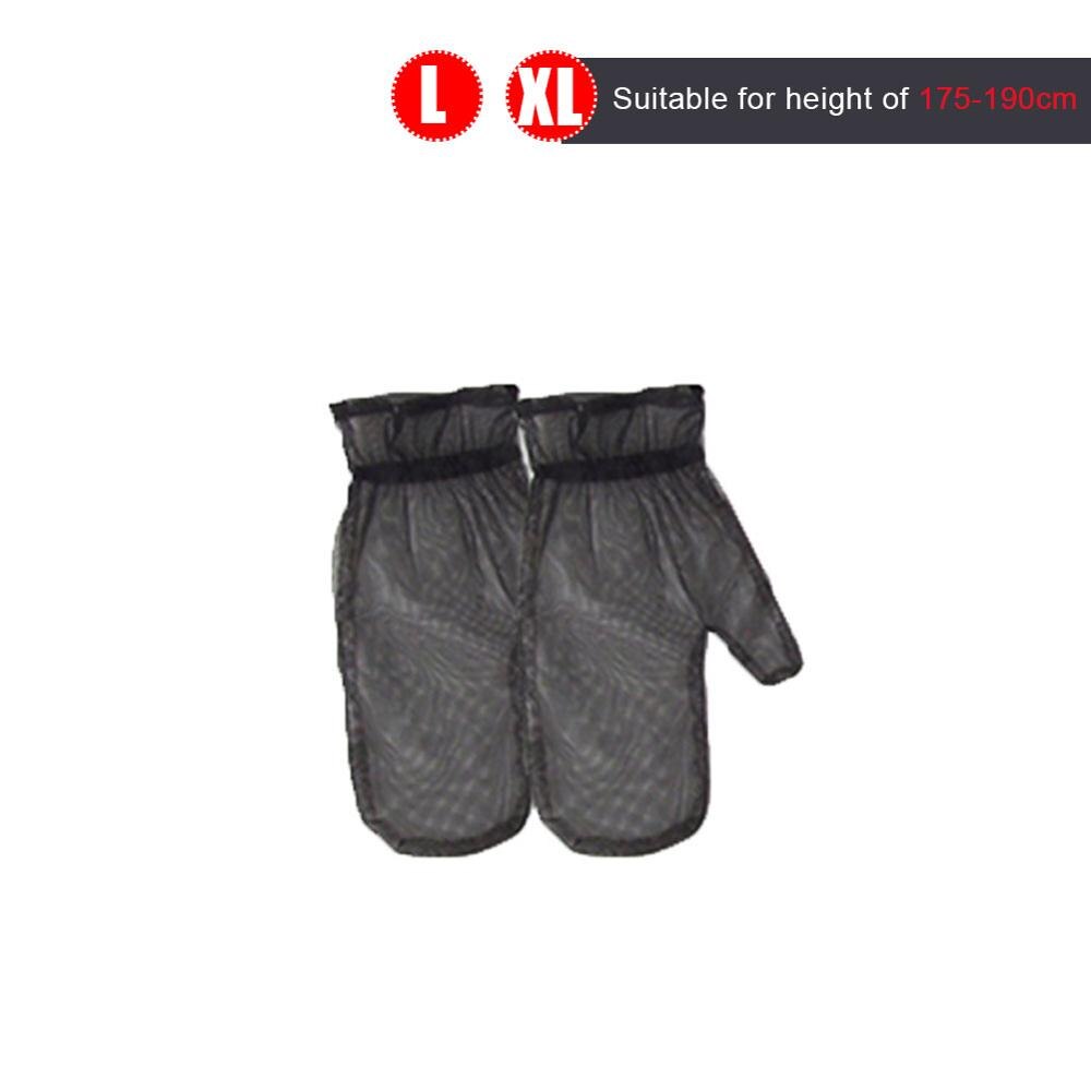 2 Sizes Outdoor Anti-mosquito clothes suit jacket/trousers/Gloves/Shoes covers mosquito protection Clothing 175-190CM 160-175CML: L to XL Gloves