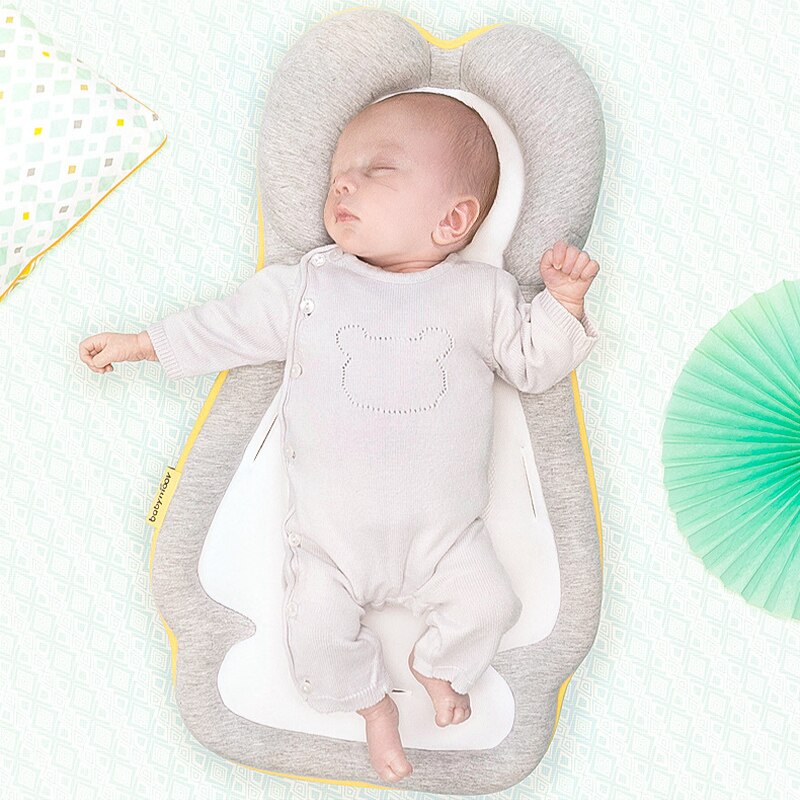 Baby nest bed multifunktionella barn spjälsäng lakan barnvagn matta bekväm mjuk nyfödd bionic cot bärbar bas pad sängkläder set