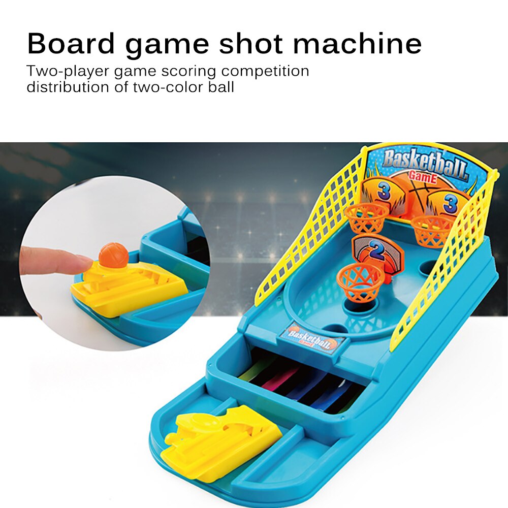 Kinderspeelgoed Dubbele Vinger Ejectie Basketbal Hof Board Game Ouder-kind Interactieve Jongen Desktop Educatief Speelgoed