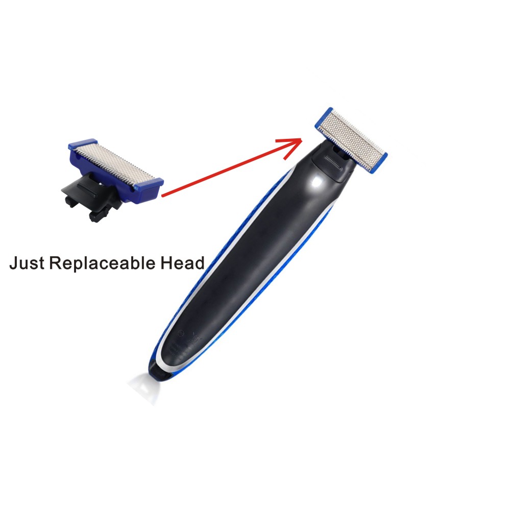 Rasoio elettrico Rasoio Testa 3 in 1 Capelli rifinitore Uomini Rasoio Elettrico Ricaricabile lama rifinitore Edger micro-1/2/4pz