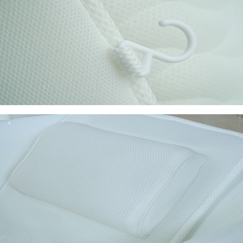 Body Bad Kussen Antislip Spa Bad Mat Matras Ademend 3D Mesh Lagen-Grote Back Ondersteuning voor Volwassenen