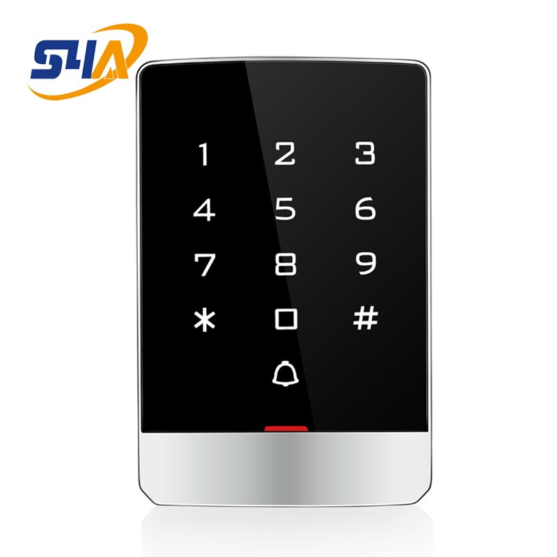 T9-W Touch Screen Standalone Access Controller with digital backlit keypad support card, pin, card + pin