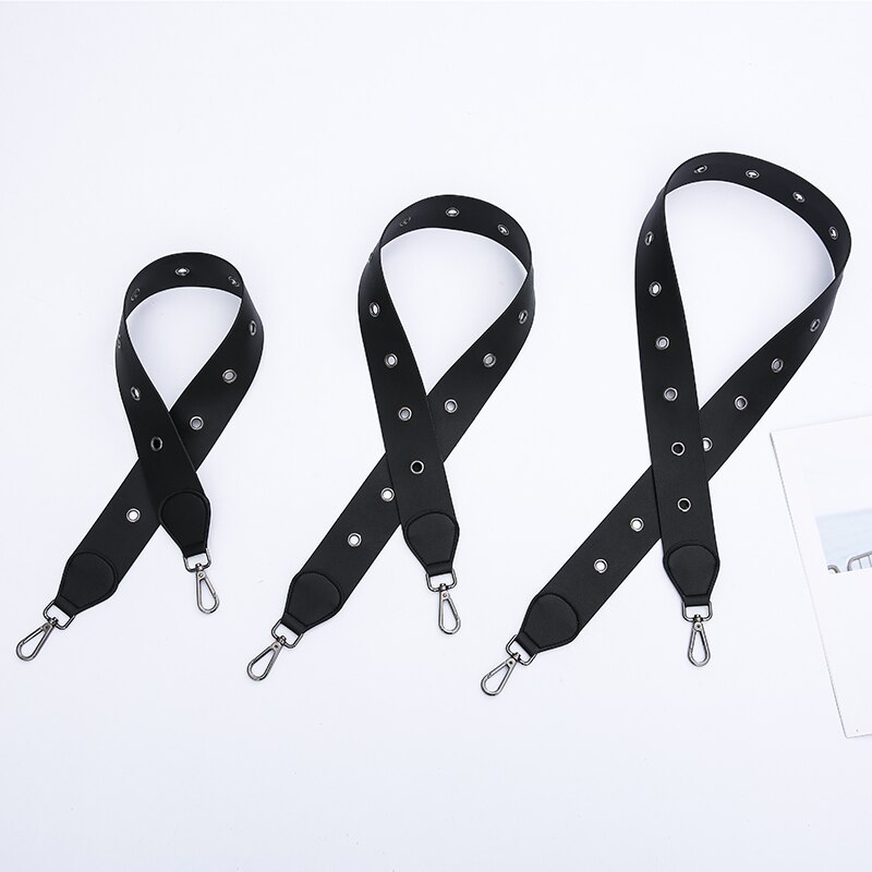 85cm 105cm 125cm pu nahkainen naisten laukut olkahihna tarvikkeet puhdas väri kaikki sopivat kestävä laukku hihna vyö tee itse käsilaukun kahva