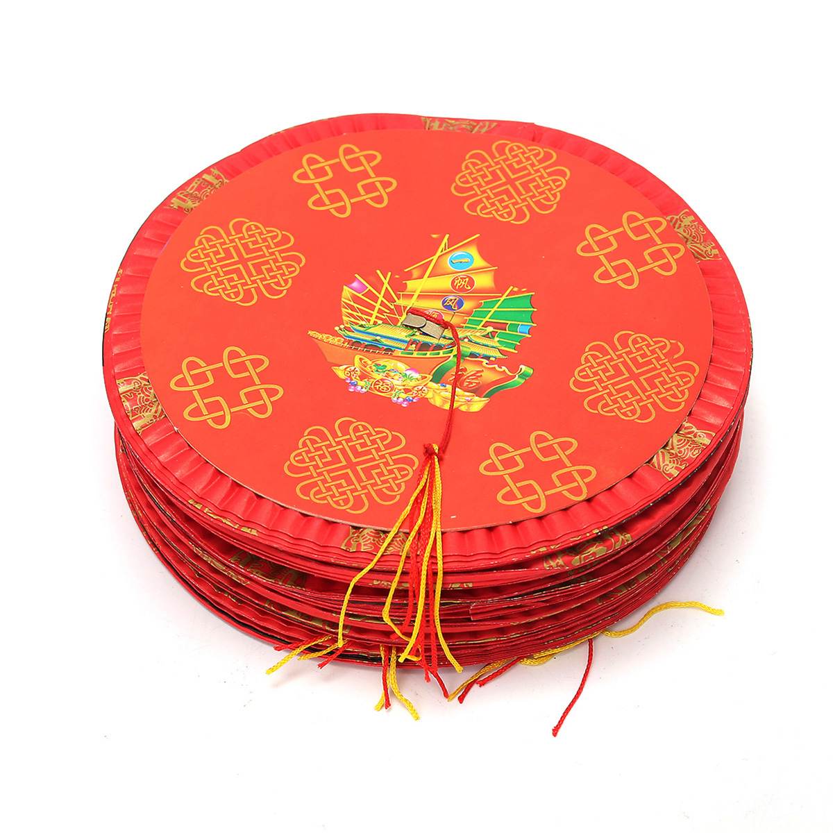 10pcs Chinese Asian Hanging Paper Lantern Custom Tradition Mid-Autumn / Year Celebrate Party Decoration