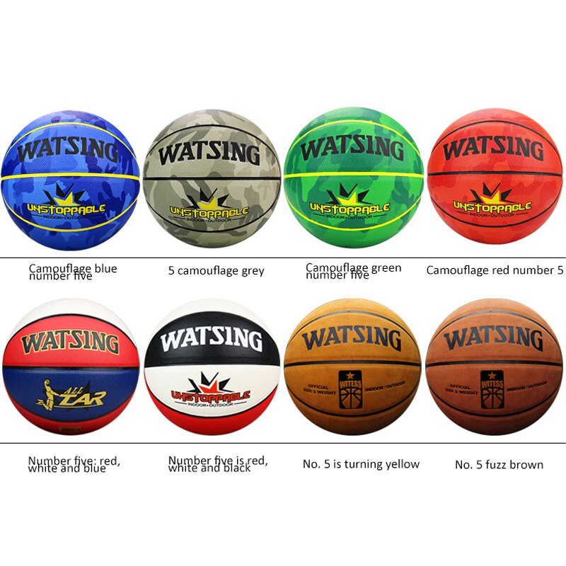 Authentic outdoor cement wear resistant leather feel size7/6/5 children and teenagers kindergarten students basketball