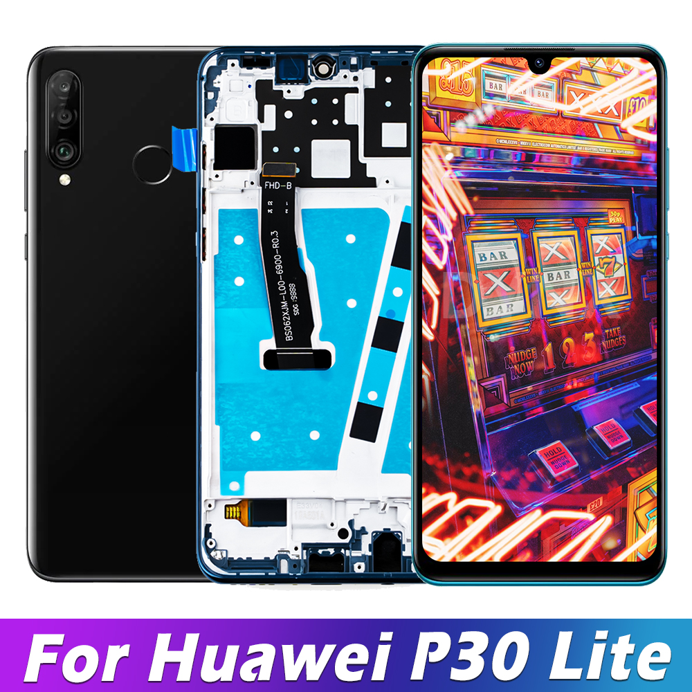 100% For Huawei P30 Lite LCD Display MAR-AL00 MAR-LX1A MAR-LX3Am Touch Screen Digitizer For HUAWEI P30 Lite LCD Replacement