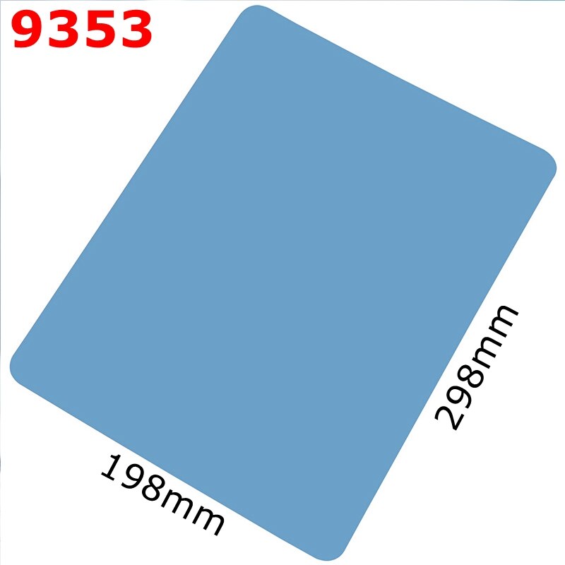 Deli 9531-9534 A5 A5 Writing pad plastic writing board blue red yellow color boards: 298x198mm-blue
