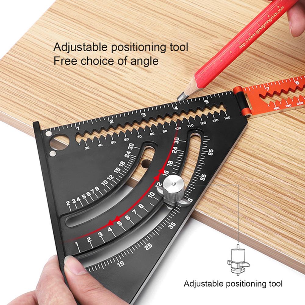 Foldable Triangle Square Ruler Goniometer Ruler Wi... – Vicedeal