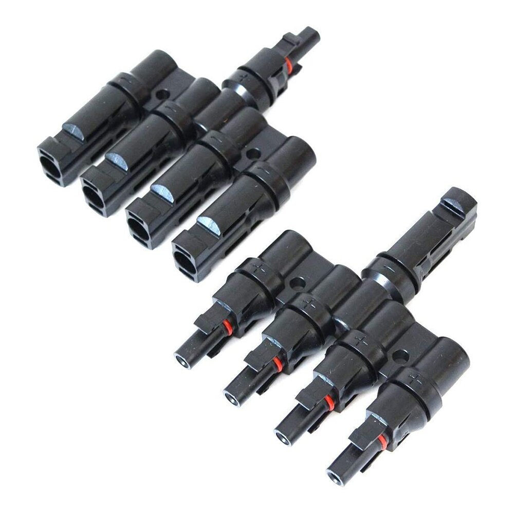 4 To 1 Branch Connectors Solar Panel Parallel Coupler Waterproof IP65 Solar Panel Branch Series Connect For Solar Power System