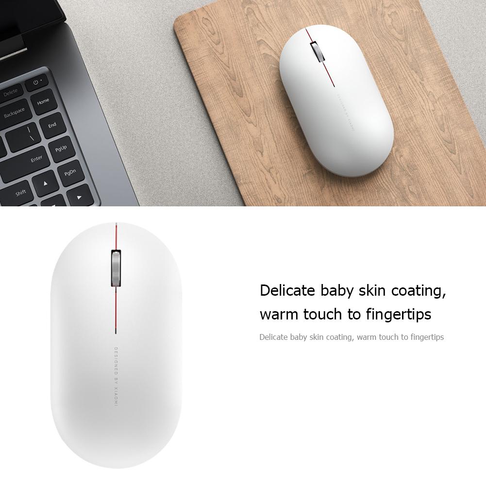 Xiaomi Draadloze Muis 2 Generatie 2.4Ghz 100% Originele Xiaomi Gierst 2 Generatie Lite Draadloze Muis 2 Stille Muizen Voor pc Laptop