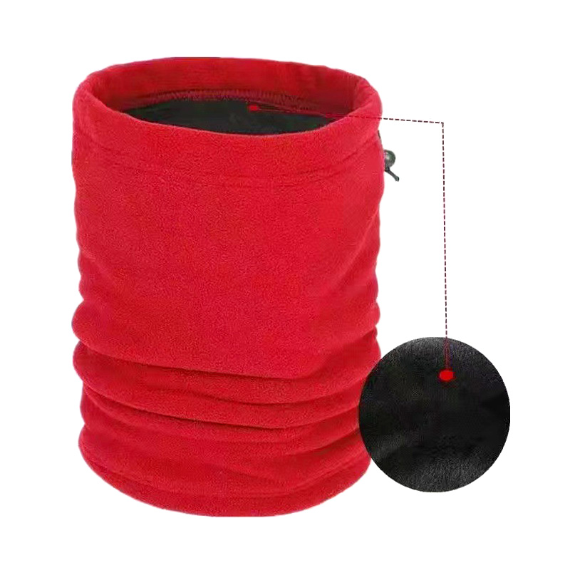 Winter Warm Cycling Headgear Bib Polar Fleece Neck Tube Ear Warmer Windproof Face Cover Cycling Scarves Snood Neck Warmer
