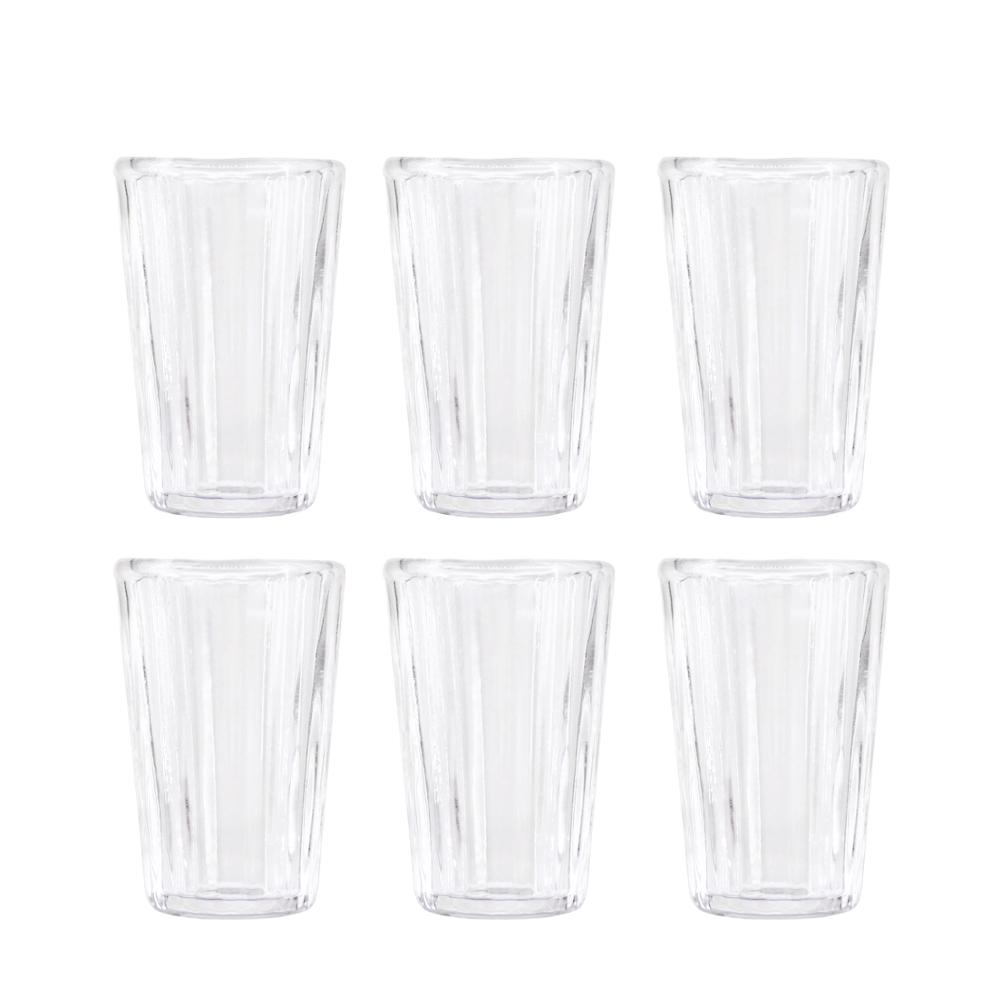 1:6 casa di bambola mini modello mobili accessori vaso di Vetro, tazza di vetro: piccolo glass