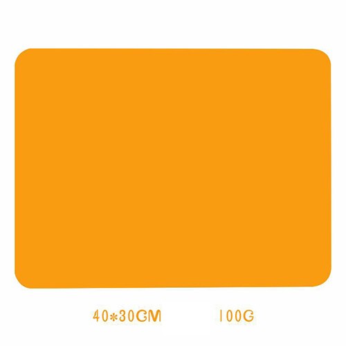 40 x 30cm silikon bordstablett bakisoleringsdyna vattentät halkfri bebisrätt tillbehör barn hem kök servisunderlag: Orange