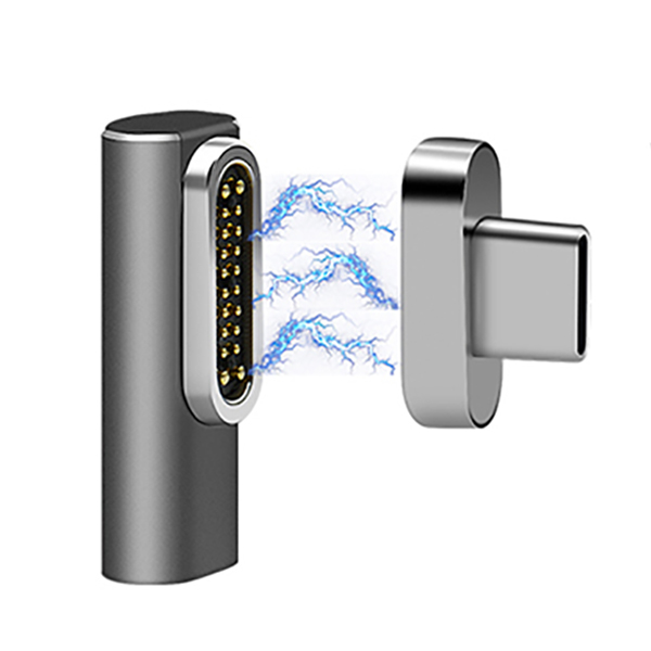 USB-C Naar Magnetische T-adapter – 100W PD Opladen Voor MacBook Pro/Air (2012+)