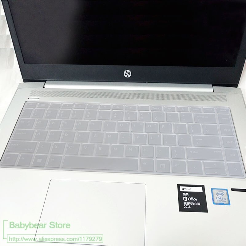 Laptop Keyboard Cover for HP Elitebook 700 Series 840 845 G5 - Ultra-thin Silicone Protector: Clear
