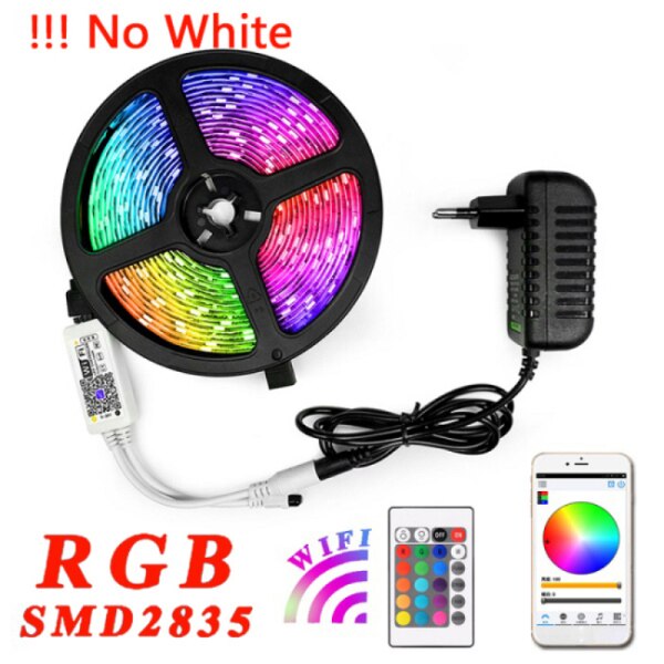 Waterproof RGB Led Strip Light 5M 10M 15M LED String DC12V Fiexble Light Led Ribbon Tape LED String lights tape lighting: RGB-WIFI Controller / Waterproof / 15m