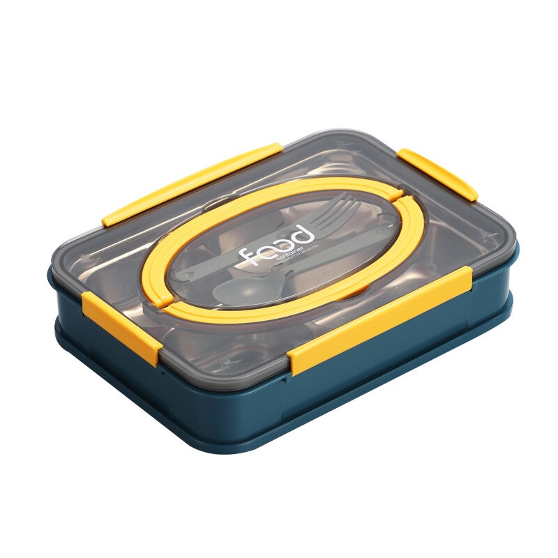 Stainless Steel lunch Box Portable Student Bento Box For Office Worker Fruit Salad Food Storage Container Microwave Tableware