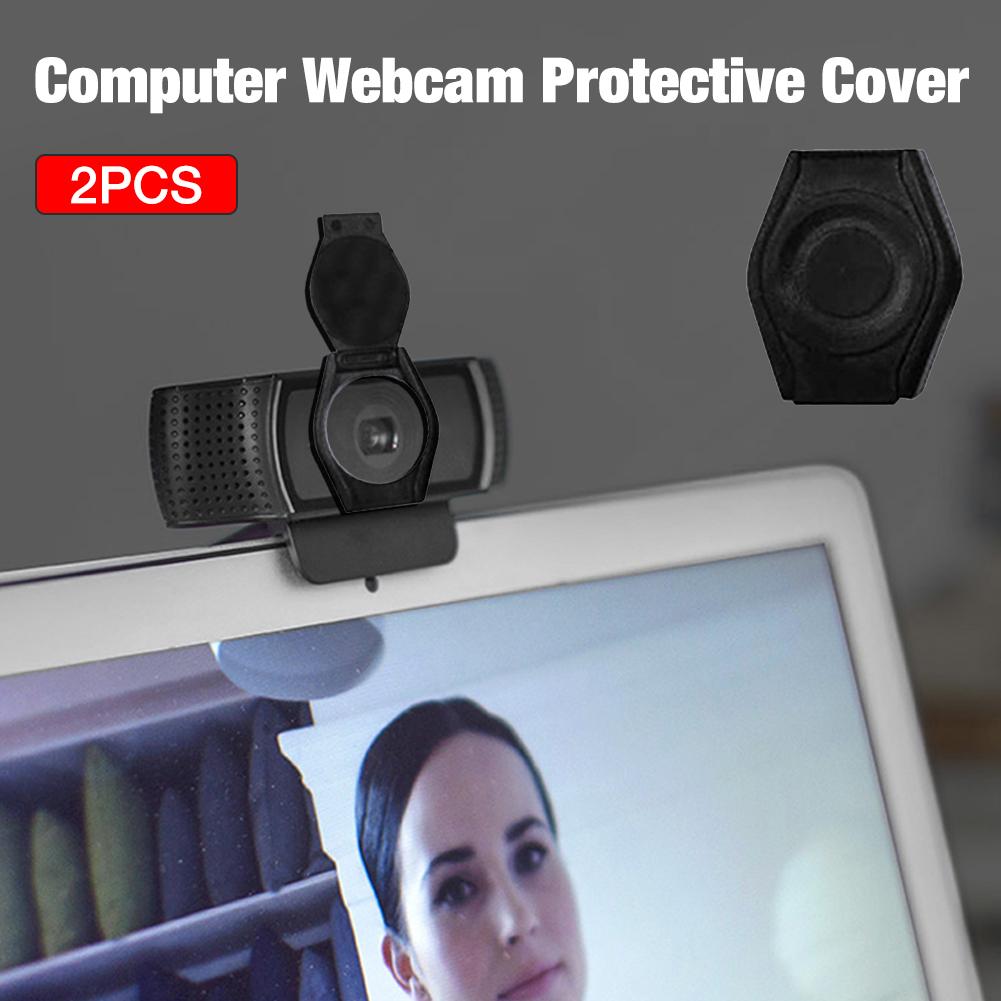 2Pcs Webcam Privacy Sluiter Lens Beschermende Cap Kap Stofdicht Cover Voor Logitech Hd Pro Webcam C920 C922 C930e