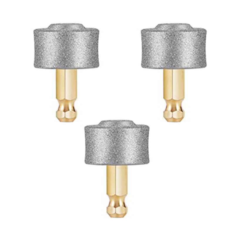3/5Stck Hunde elektrisch Nagel Poliermaschine Rad Ersatz schleifend Kopf Haustier Nagel Schleifer Kopf Trimmer Haarschneidemaschine Haustier Pfoten Körperpflege: 3Stck Kopf