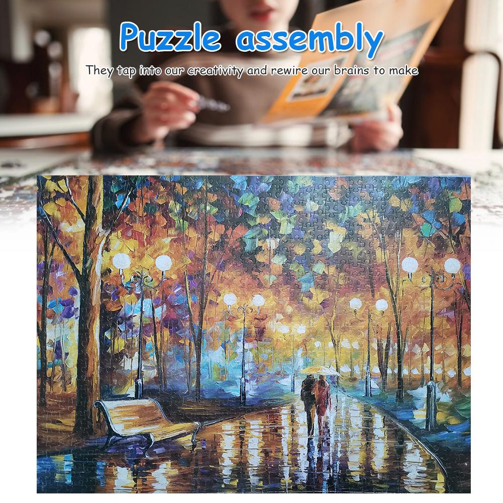 FAI DA TE 1000 Pezzi di Puzzle di Puzzle Di Puzzle di Montaggio In Legno Foto di Paesaggio di Puzzle Giocattoli Per Adulti Giochi Per Bambini Giocattoli Educativi Per Bambini Regalo