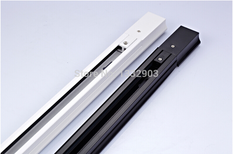 1 meter 2 draden Led Spoor Licht Lamp Rail Connector 4M + + 2 STUKS connector