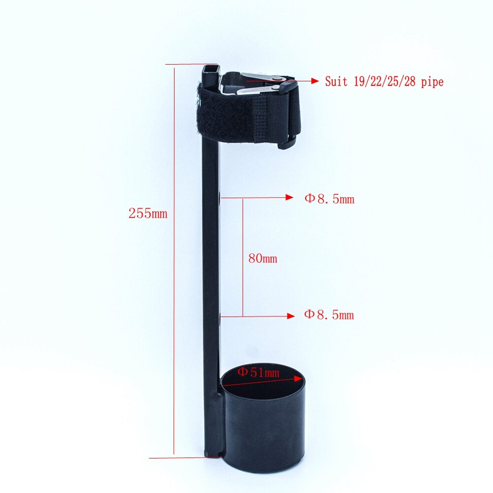 Armrest crutch holder for mobility scooter or power wheelchiar spare parts SP.08: SP.08B With Straps