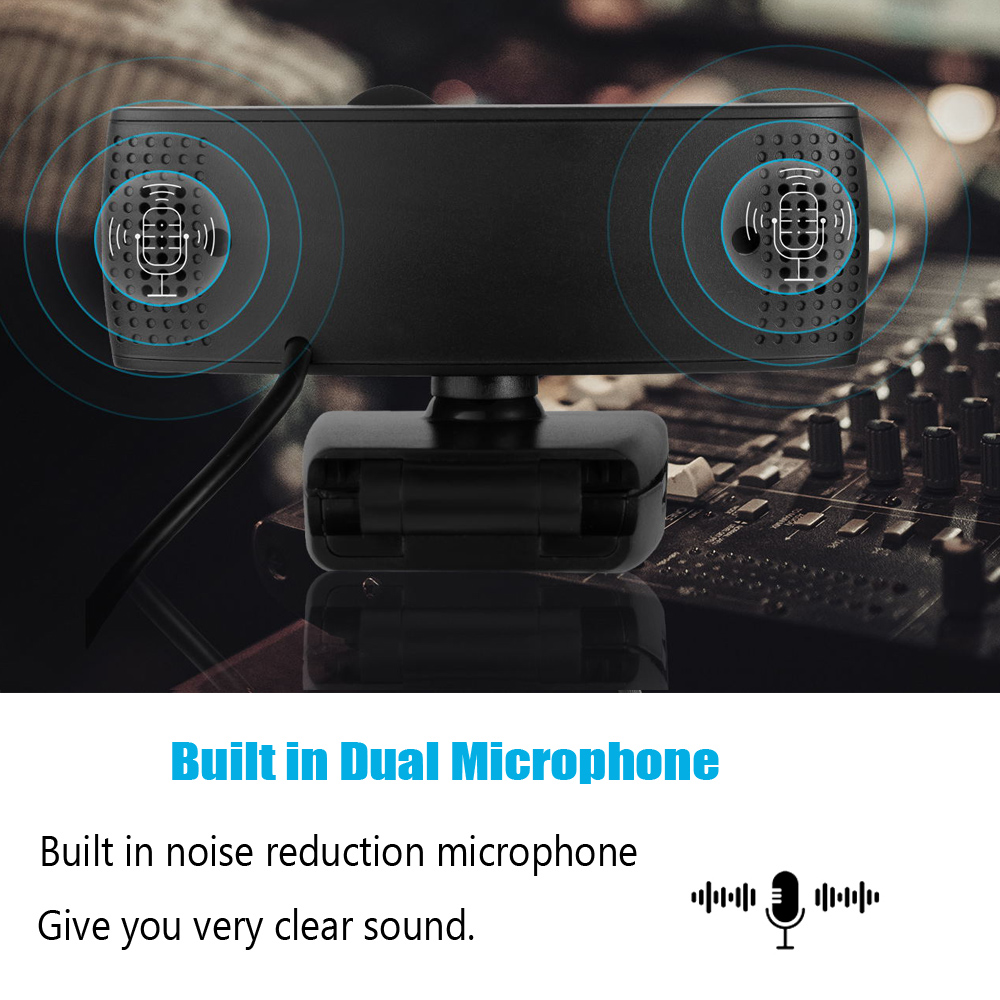 Webcam 4K 8K 1080P 2K Full HD Web Camera For PC Computer Laptop USB Web Cam Microphone Autofocus Web Camara Webcamera Webcams