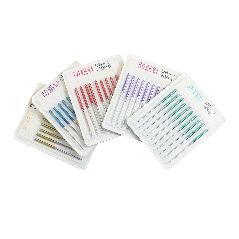 Sy strækstof anti-spring nåle elastisk stof symaskine tilbehør nålestifter husholdnings syværktøj 10 stk/sæt 38mm