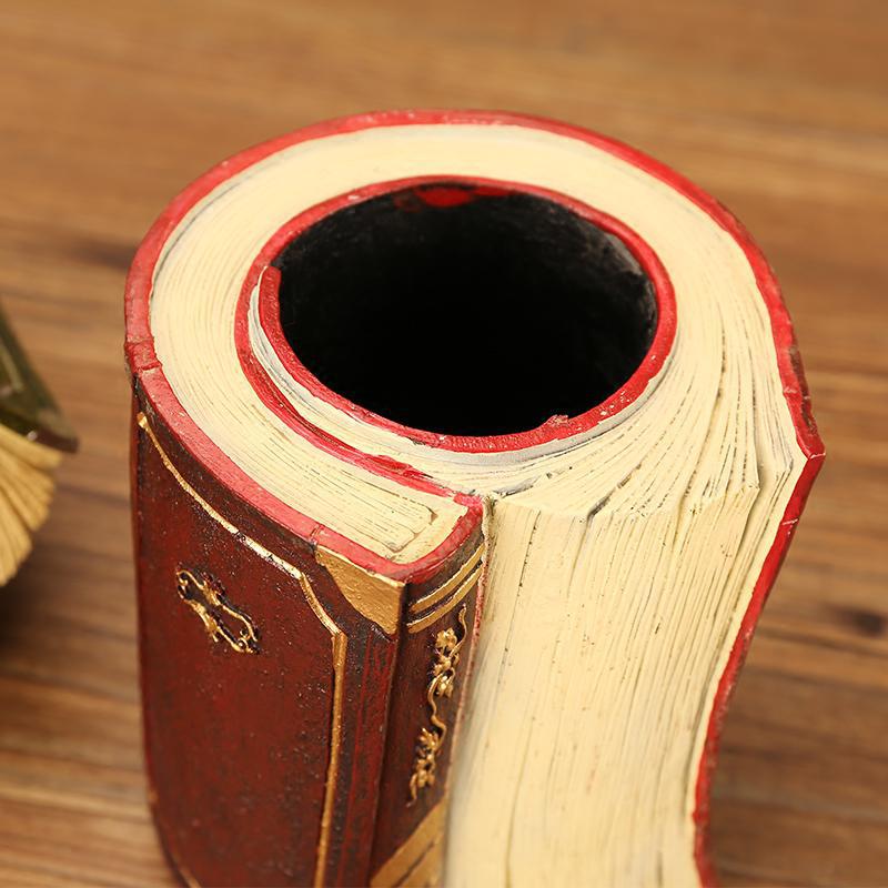 Porte-stylo rétro Ins, décoration boîte de rangement de bureau, papeterie de bureau multifonctionnelle mignonne support organisateur