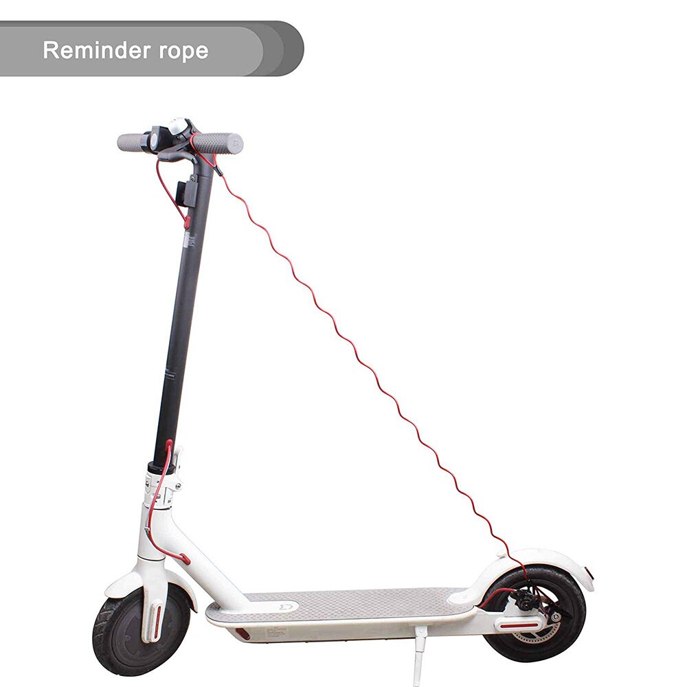 Tyverisikring lås med ståltråd til xiaomi mijia  m365 /m365 pro elektriske scooterhjul lås skivebremse let